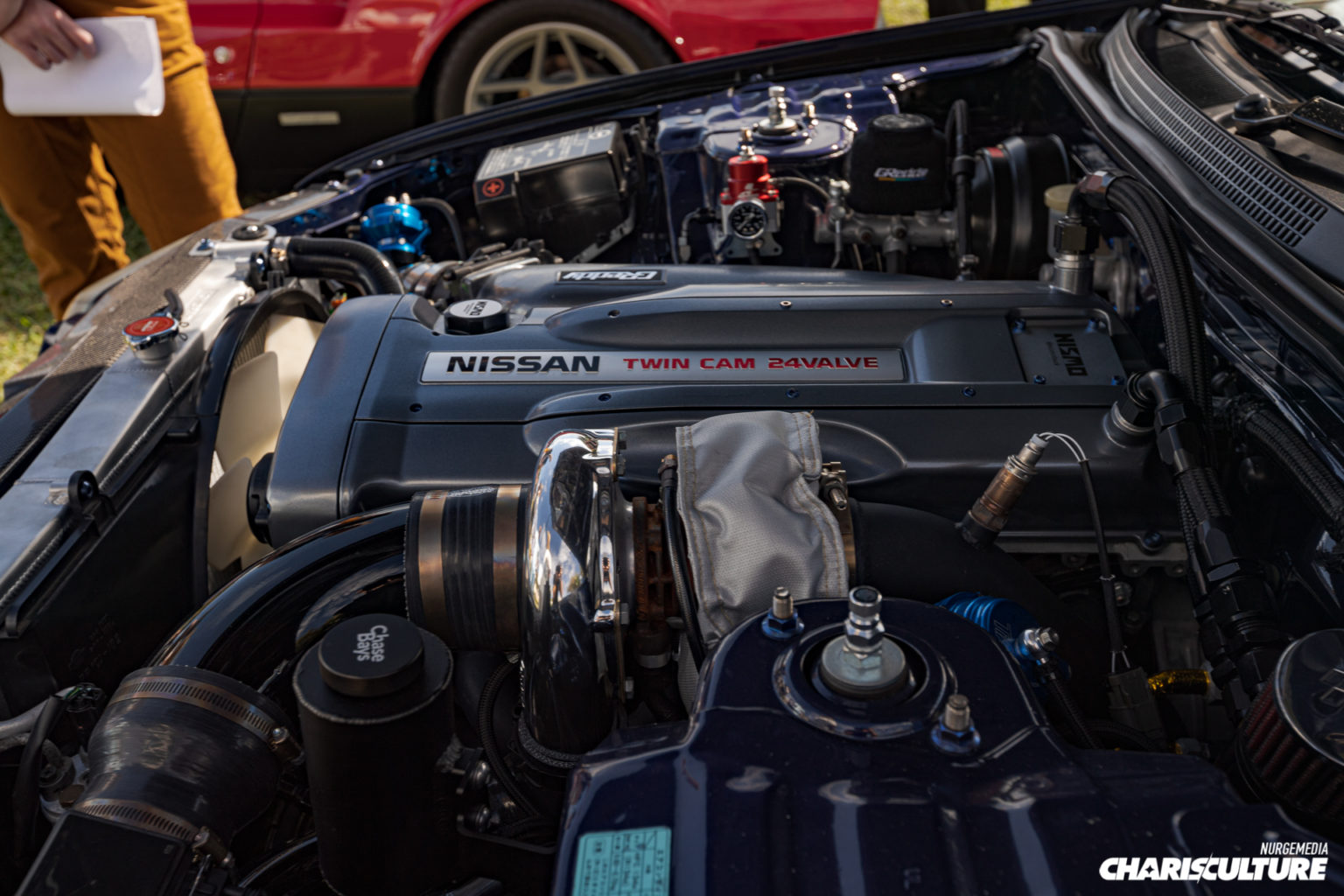 You don’t see this kind of engine at Concours events