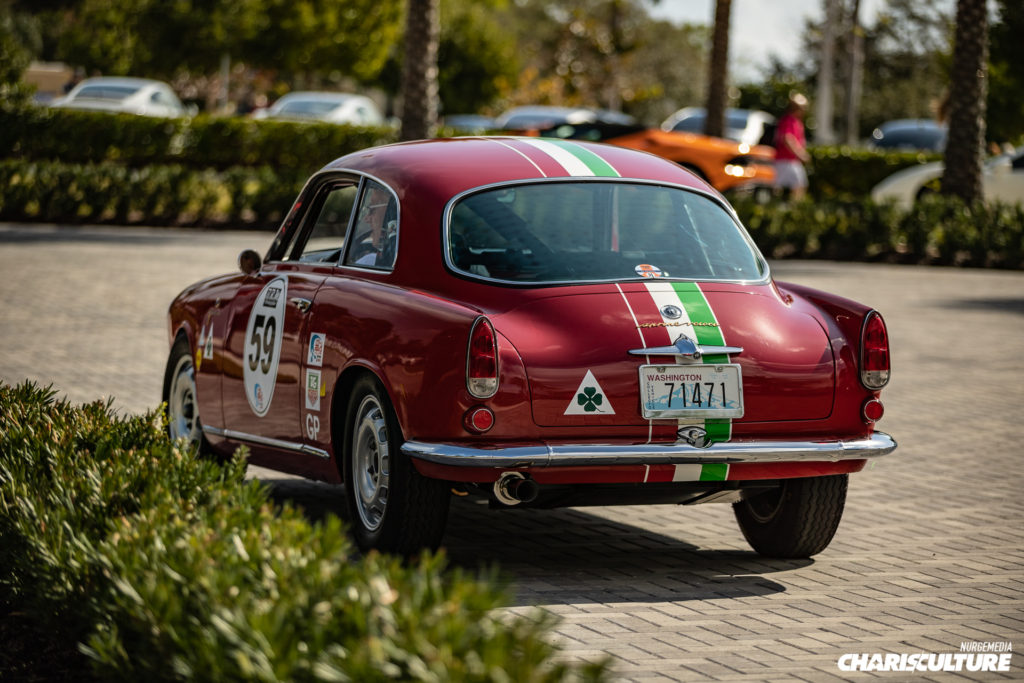 Alfa Romeo parking at Cars & Brunch 4 at Champion Porsche