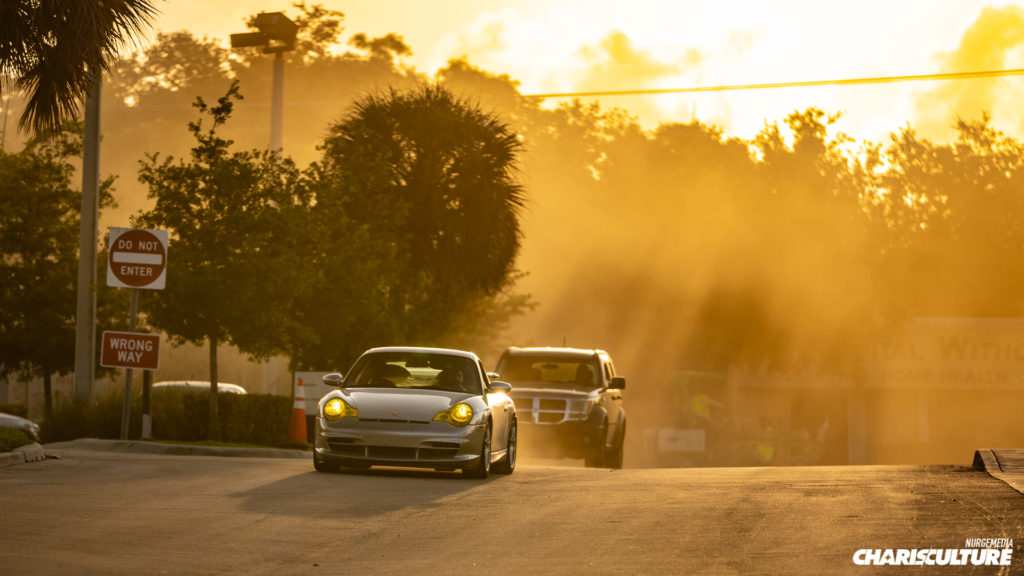 Silver Porsche GT2