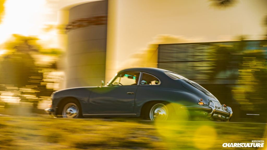 1961 Oslo Blue 356 Sunroof